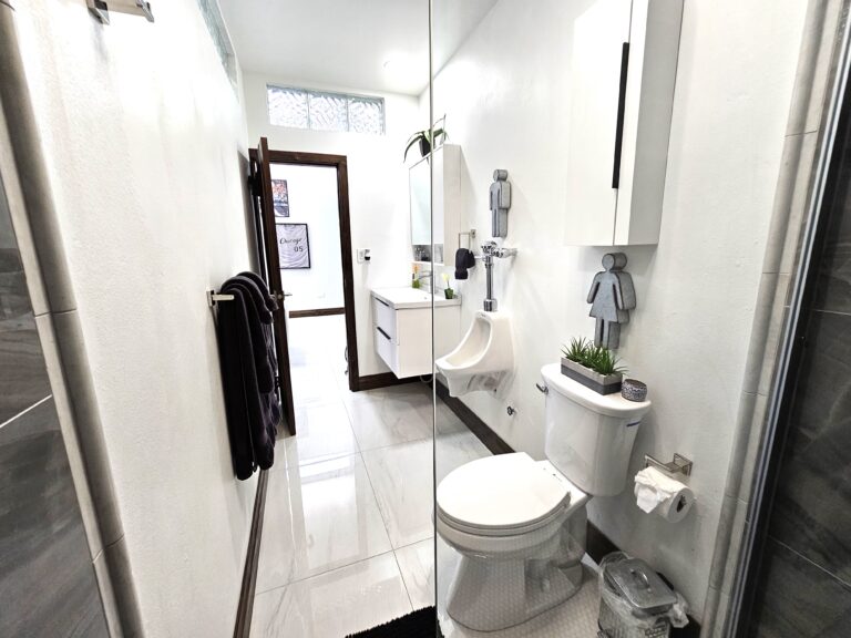 Bathroom Entertainment Area