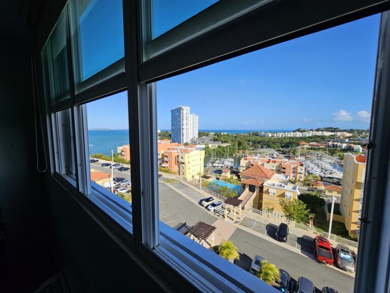 Ocean and Marina Views from Master Bedroom