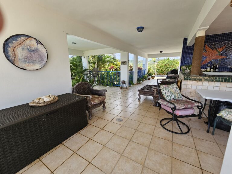 Downstairs sitting area