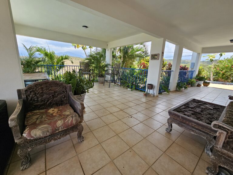 Downstairs sitting area