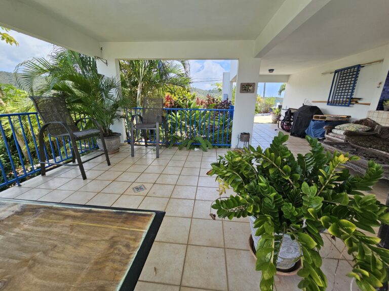 Downstairs sitting area