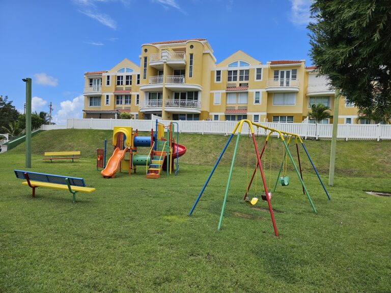 Building and Children's Playground