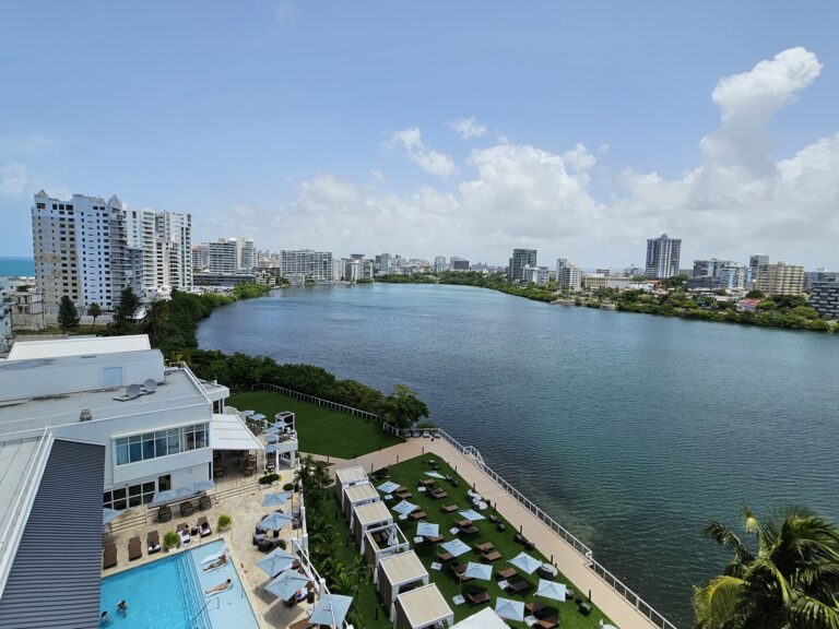 View from top Terrace of Condado Lagoon