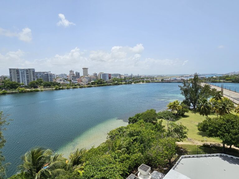 View from top Terrace of Condado Lagoon