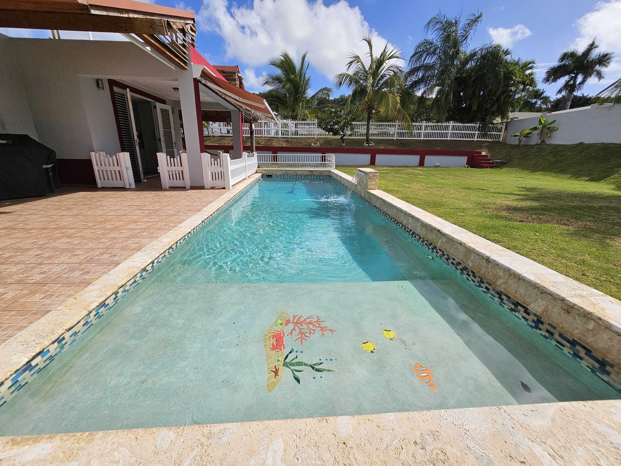 15,000 gallon salt water pool