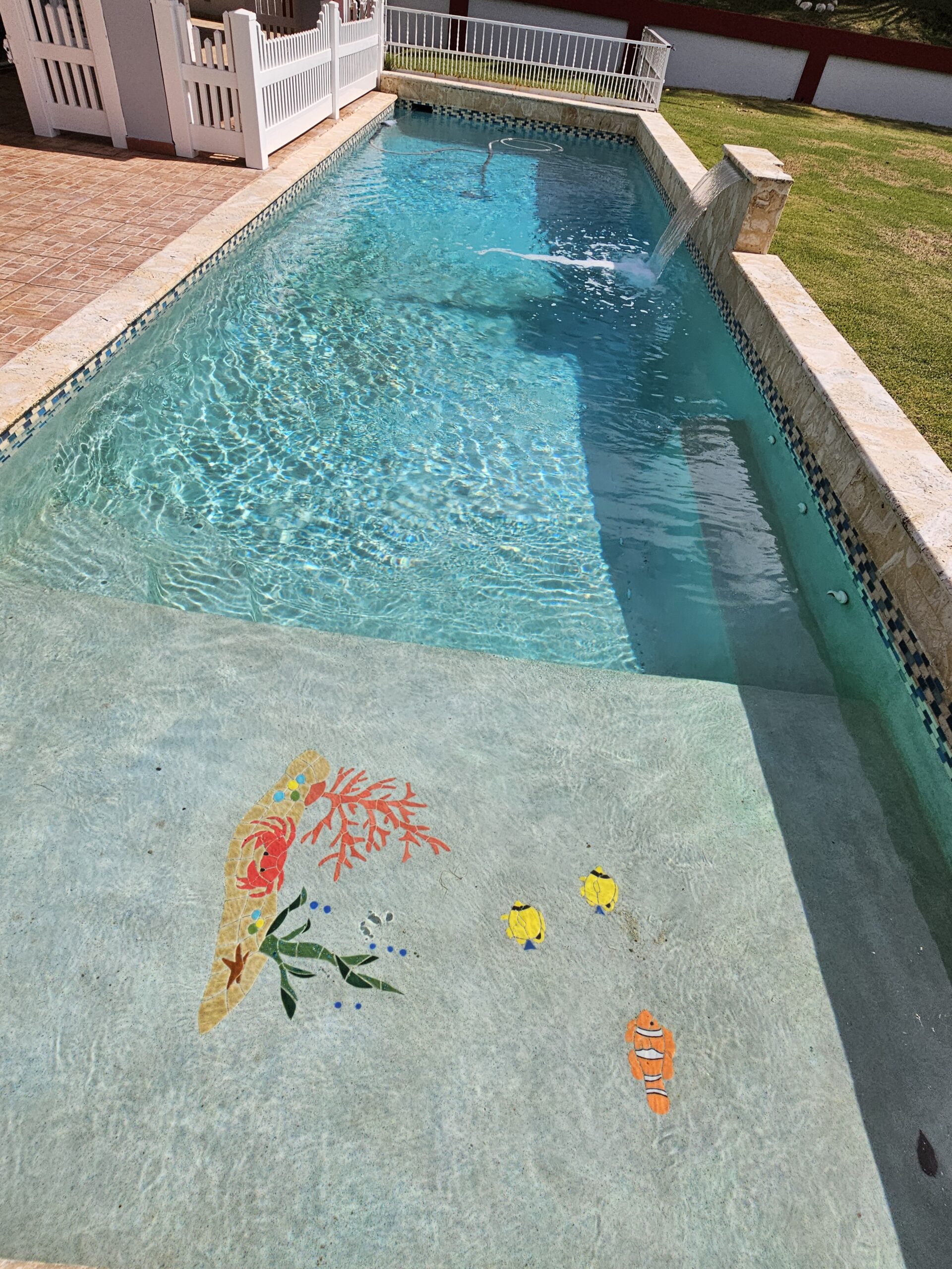 15,000 gallon salt water pool