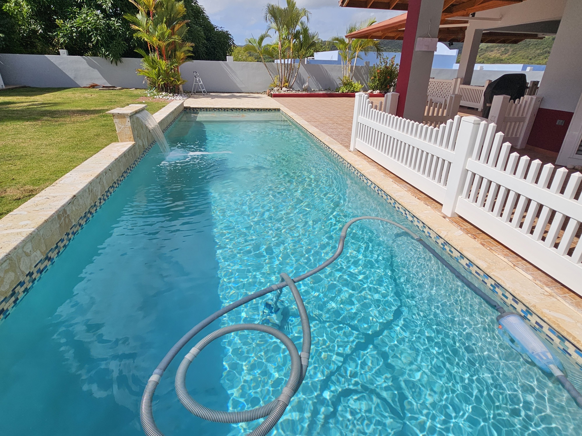 15,000 gallon salt water pool