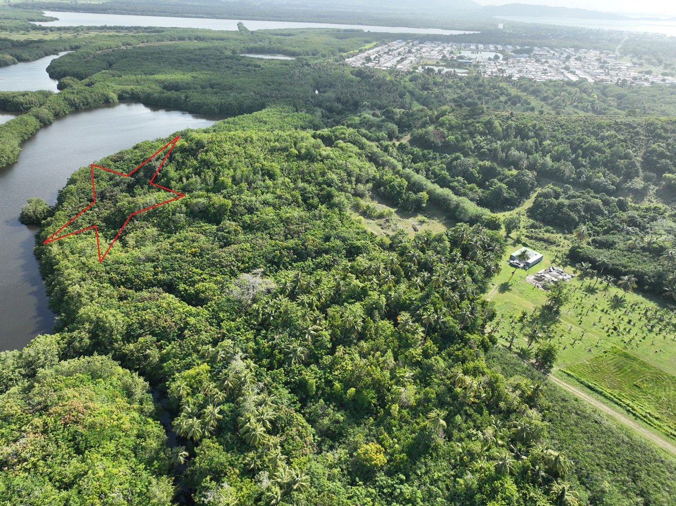 Aerial Punta Santiago Humacao