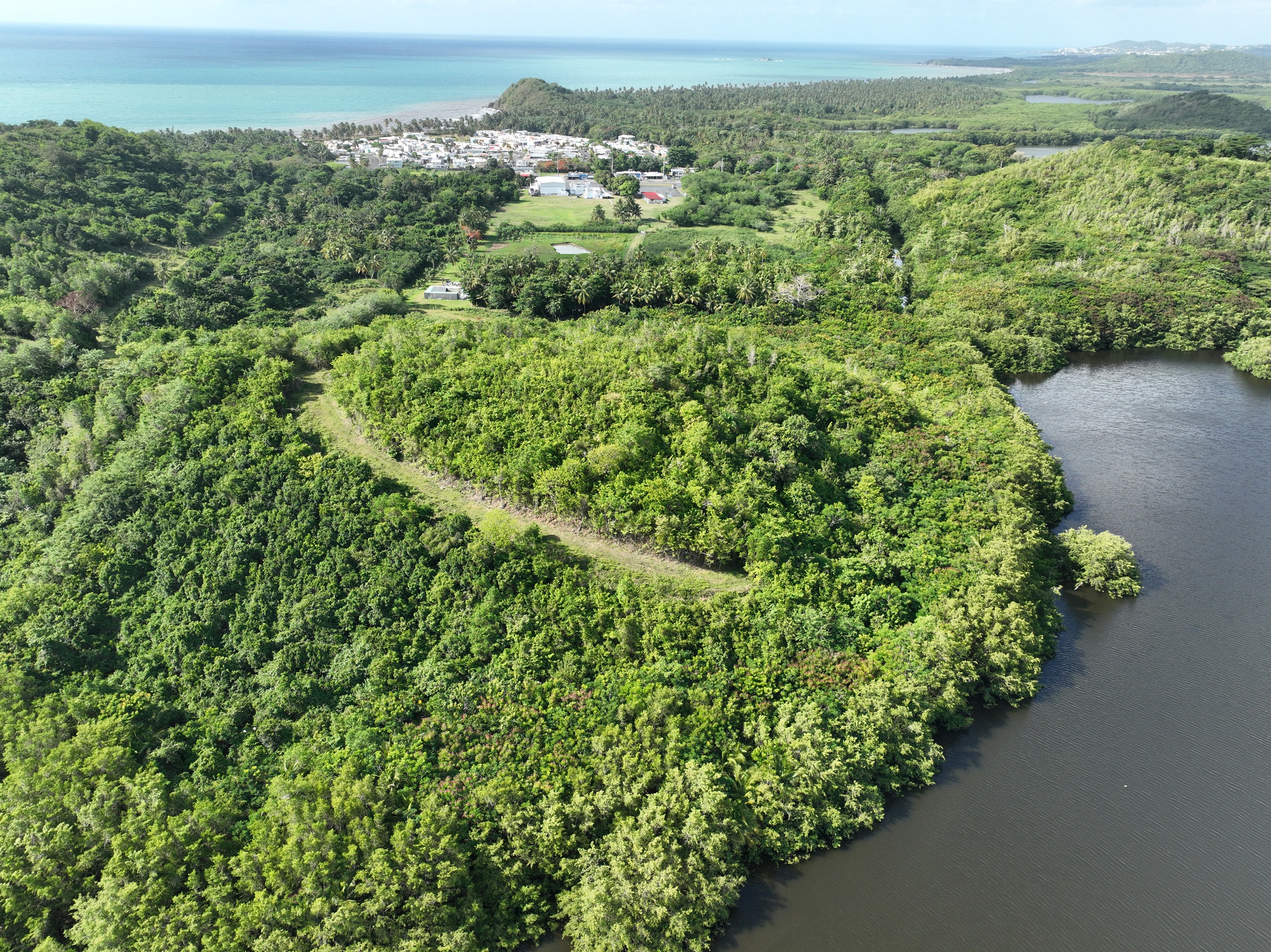 Aerial Punta Santiago Humacao