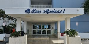 Dos Marinas Building Entrance